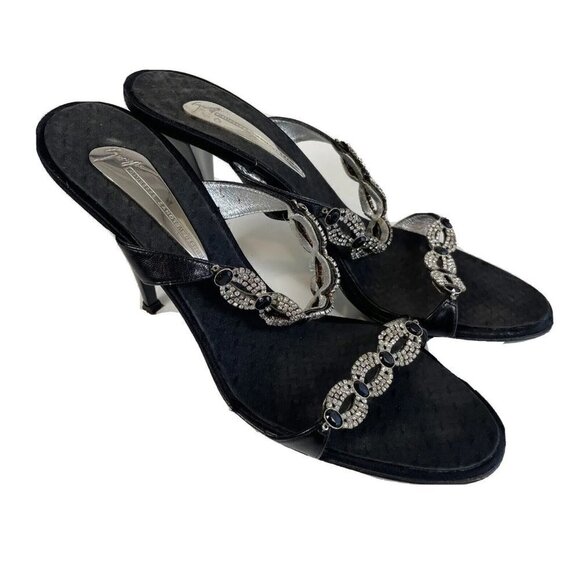 Giuseppe Zanotti Vicini Vero Cuoio Womens Vtg Heel Sandals
